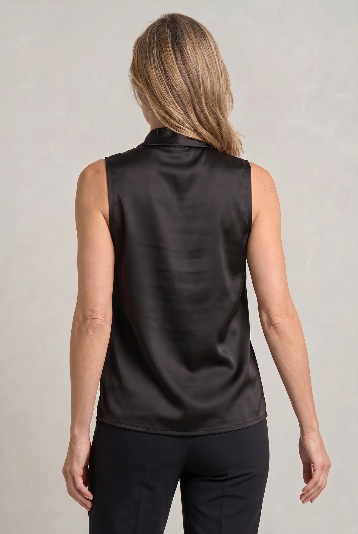 Draped Cowl Neck Sleeveless Women's Cami Top