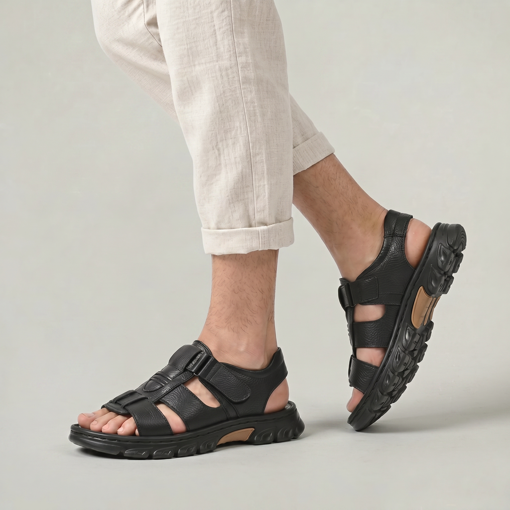 Oliver & Blake Open Toe Strap Men's Sandals