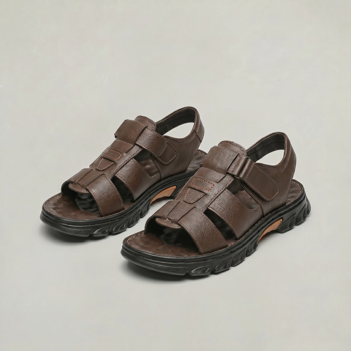 Oliver & Blake Open Toe Strap Men's Sandals