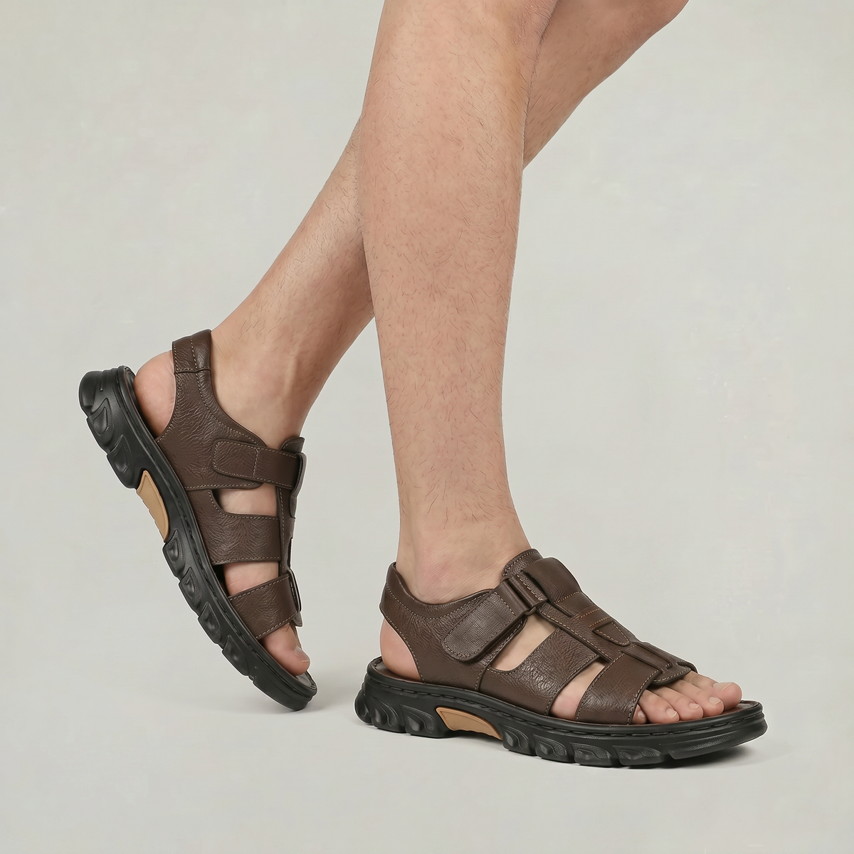Oliver & Blake Open Toe Strap Men's Sandals