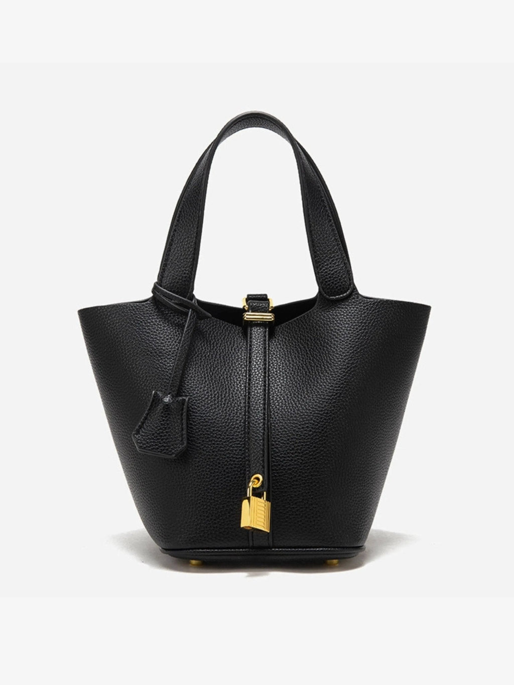 Oliver & Blake Classic Gold Details Women's Bucket Bag