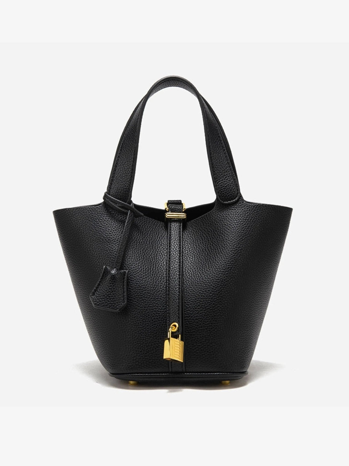 Oliver & Blake Classic Gold Details Women's Bucket Bag