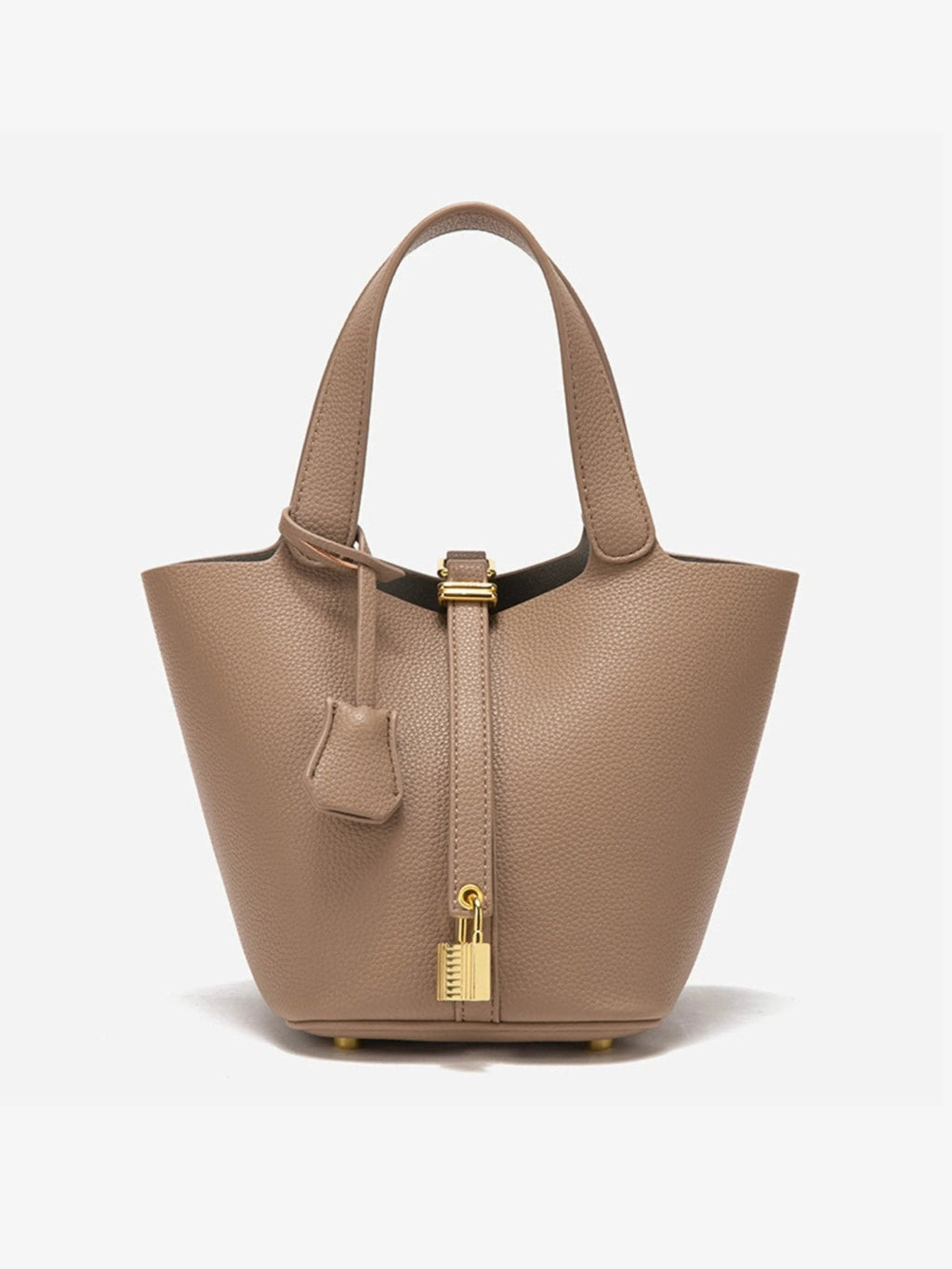 Oliver & Blake Classic Gold Details Women's Bucket Bag