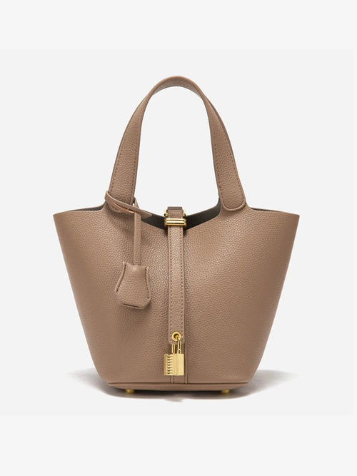 Oliver & Blake Classic Gold Details Women's Bucket Bag