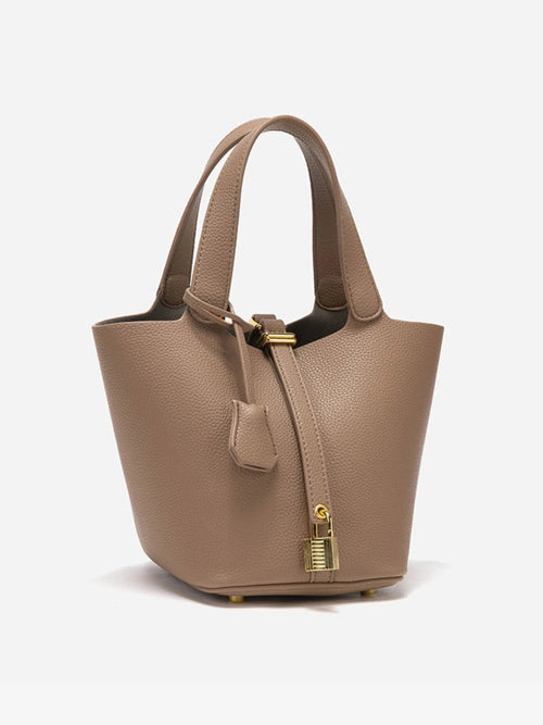 Oliver & Blake Classic Gold Details Women's Bucket Bag