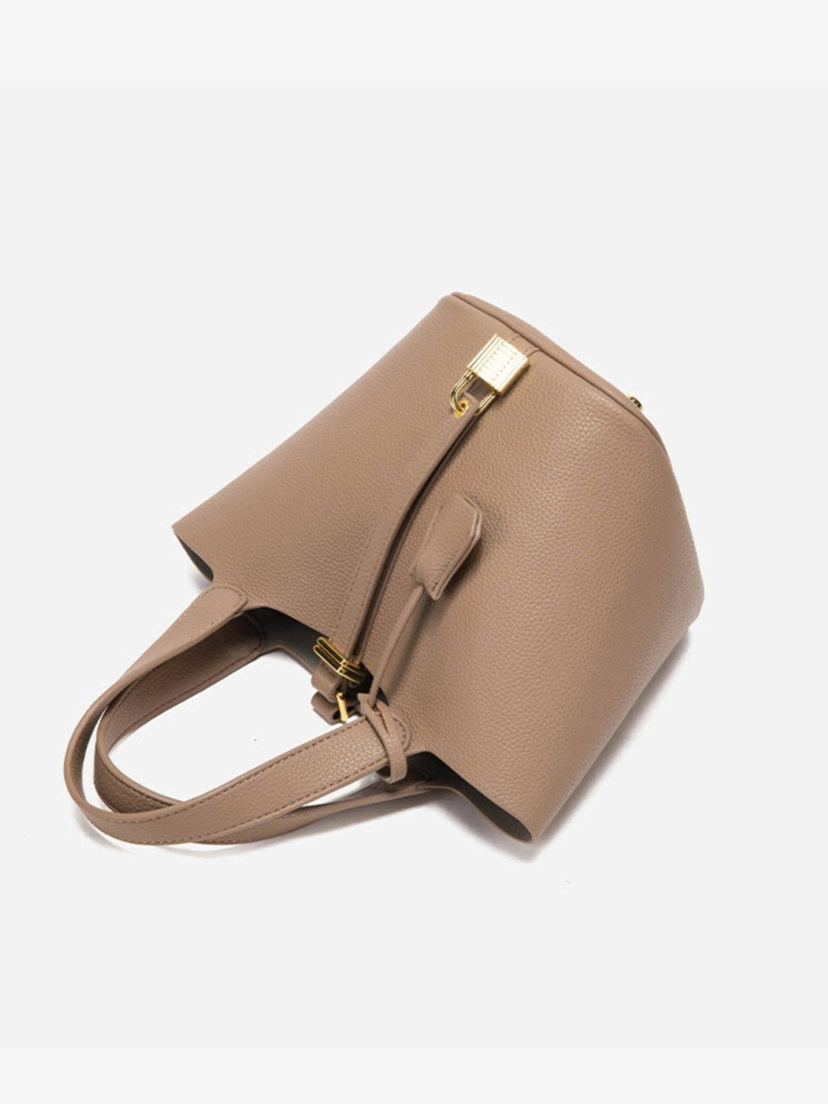 Oliver & Blake Classic Gold Details Women's Bucket Bag