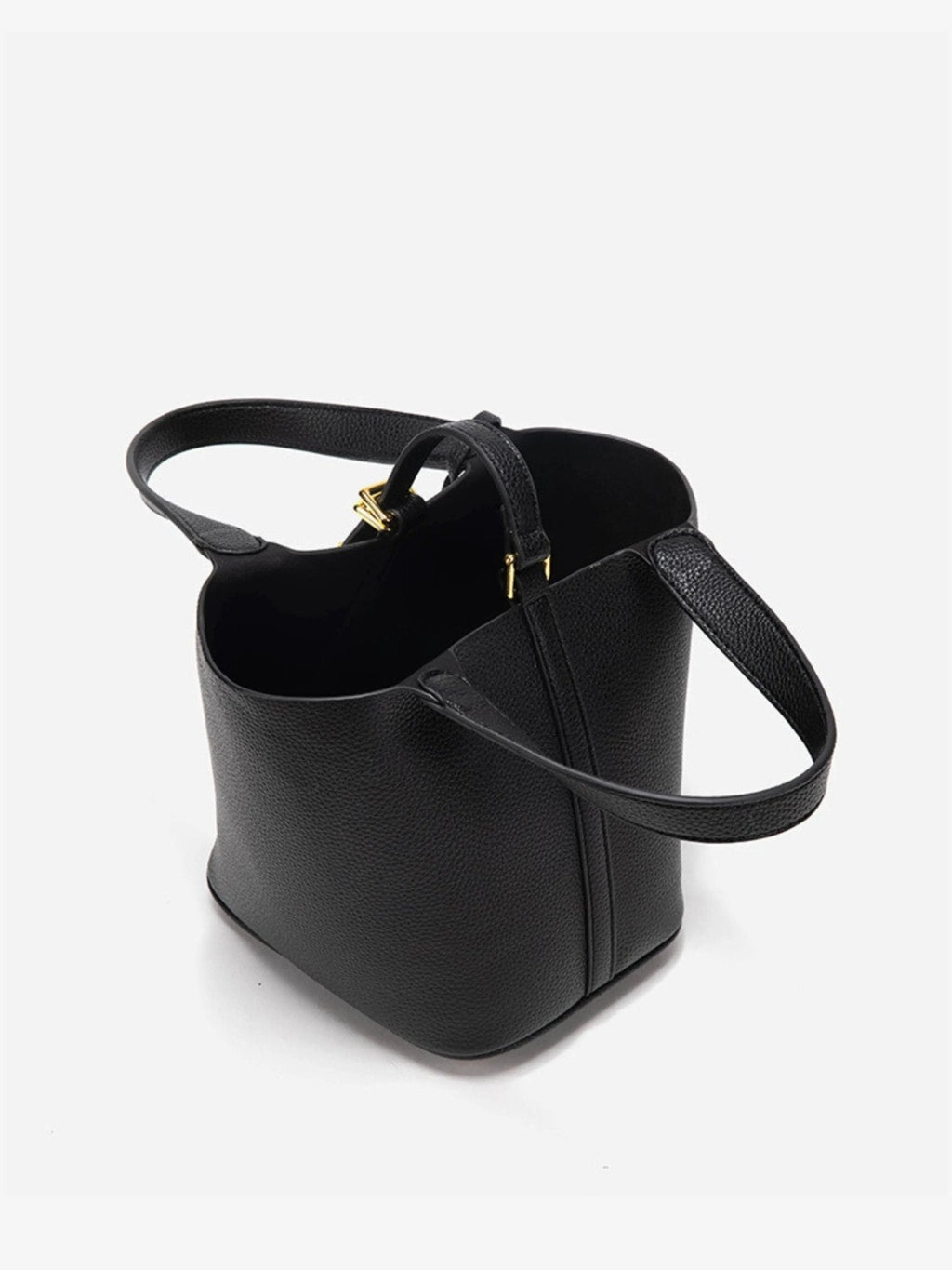 Oliver & Blake Classic Gold Details Women's Bucket Bag