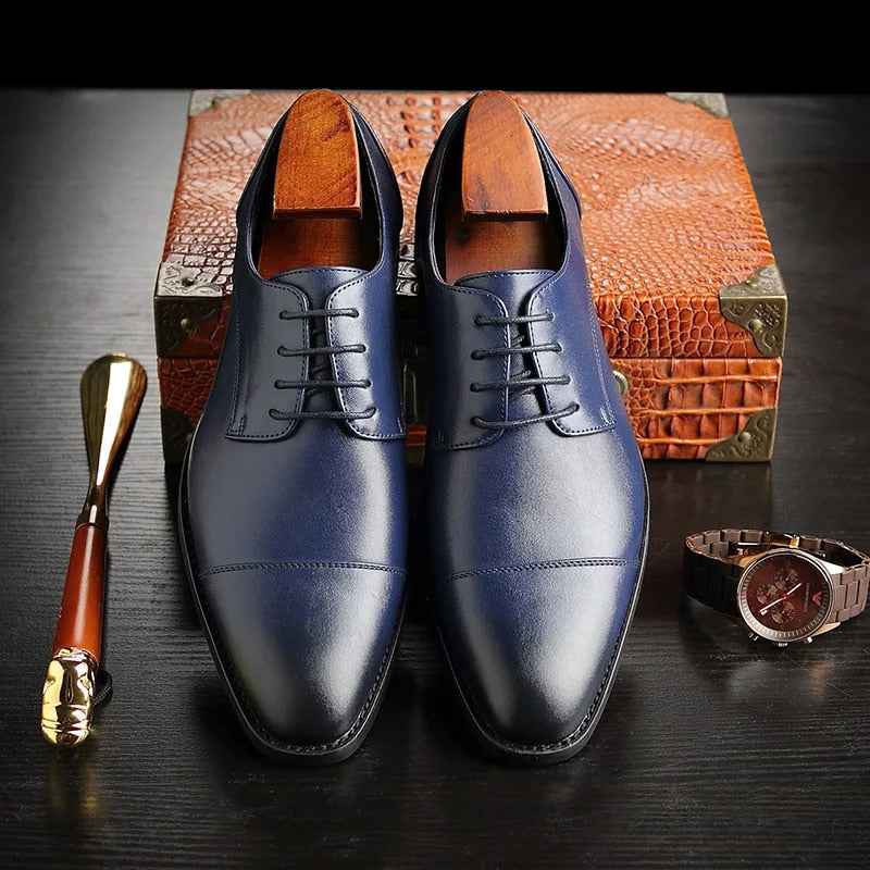 Men's Classic Gentleman Leather Oxford Shoes