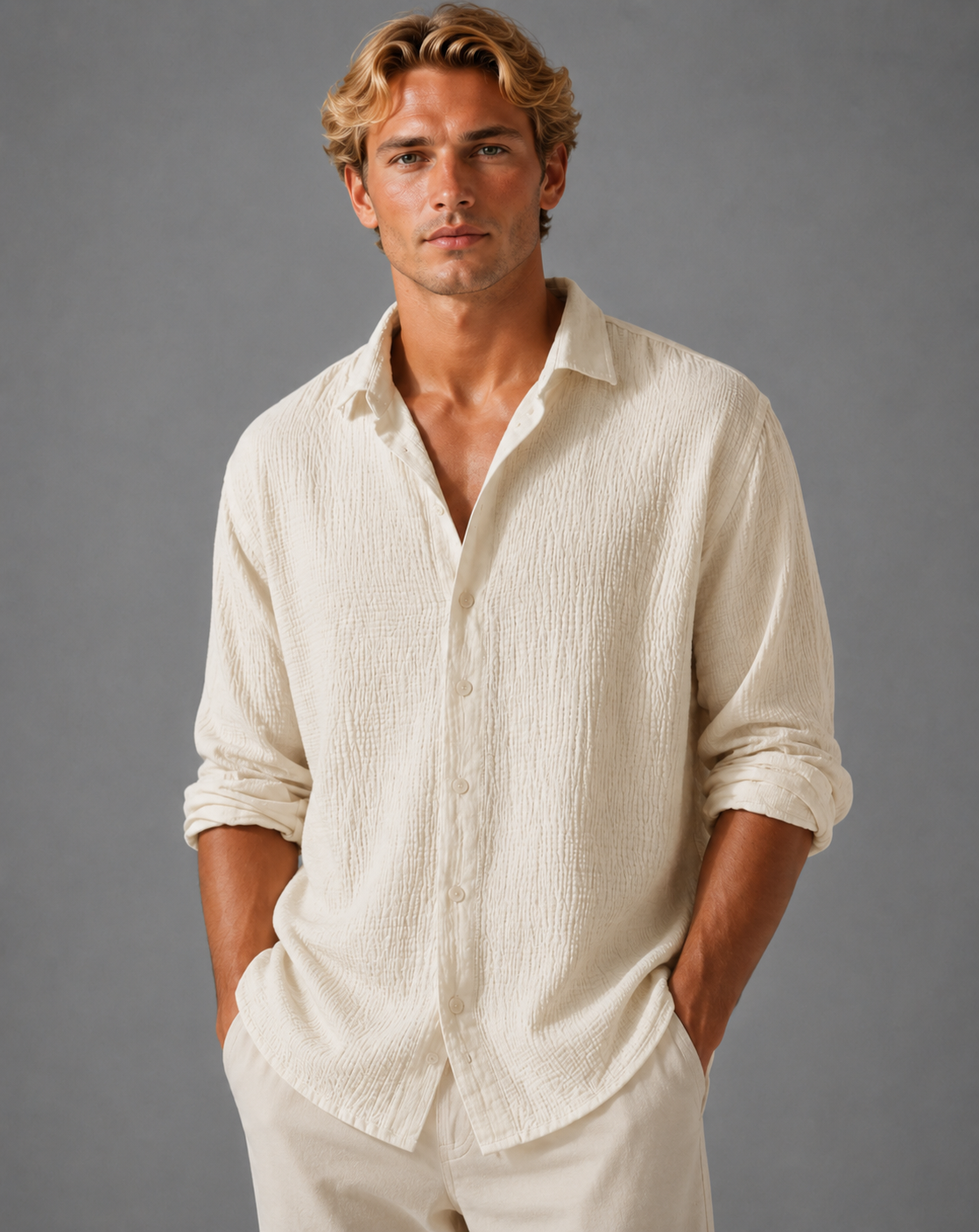 Valentino Linen Men's Shirt