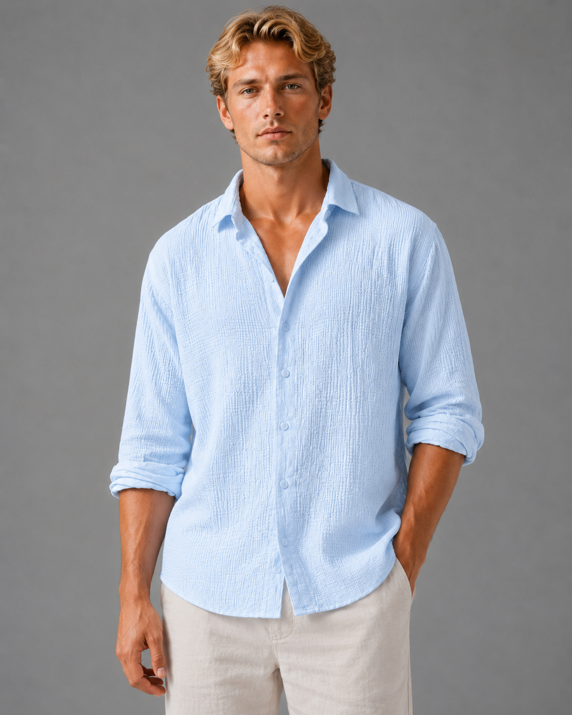 Valentino Linen Men's Shirt