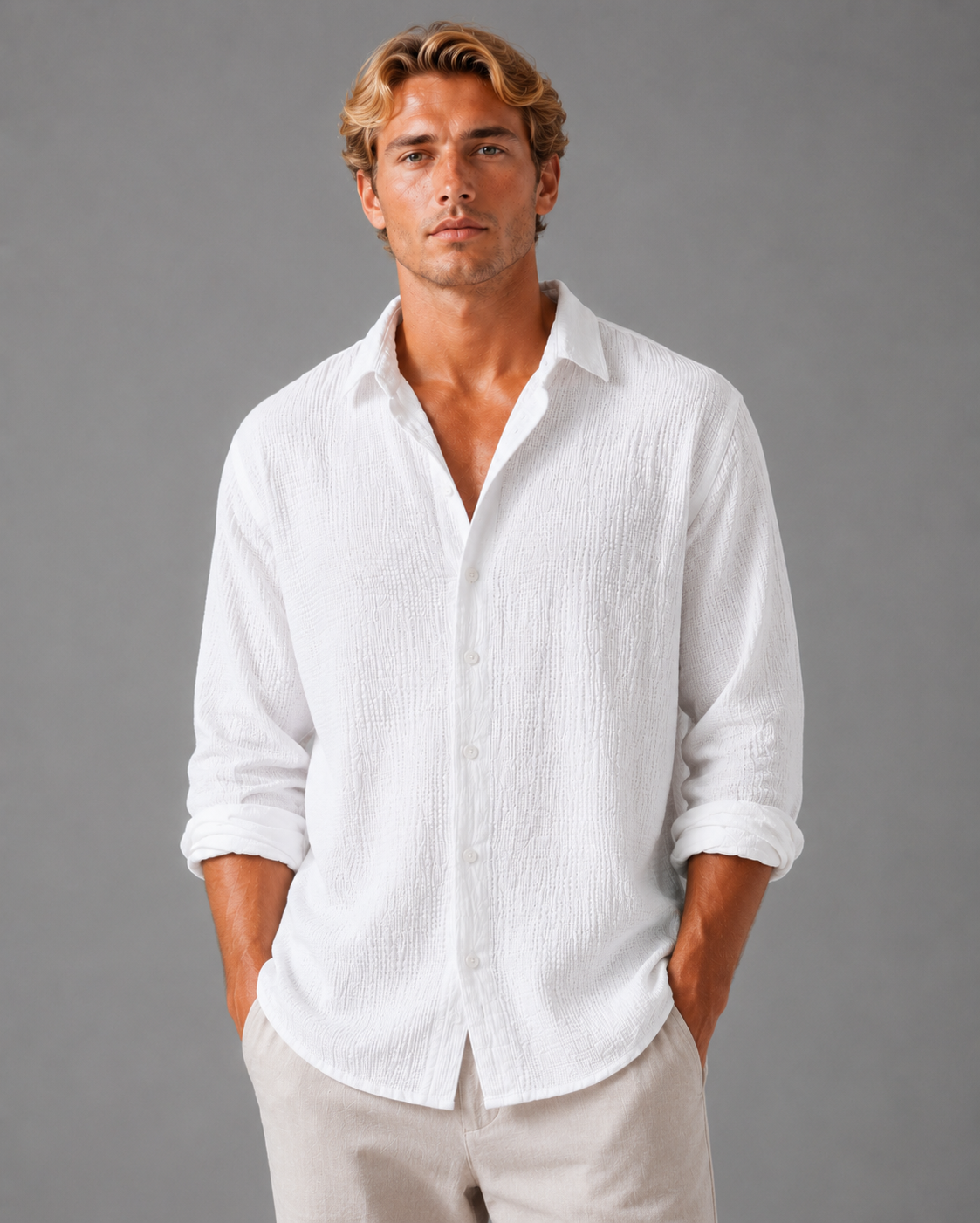 Valentino Linen Men's Shirt