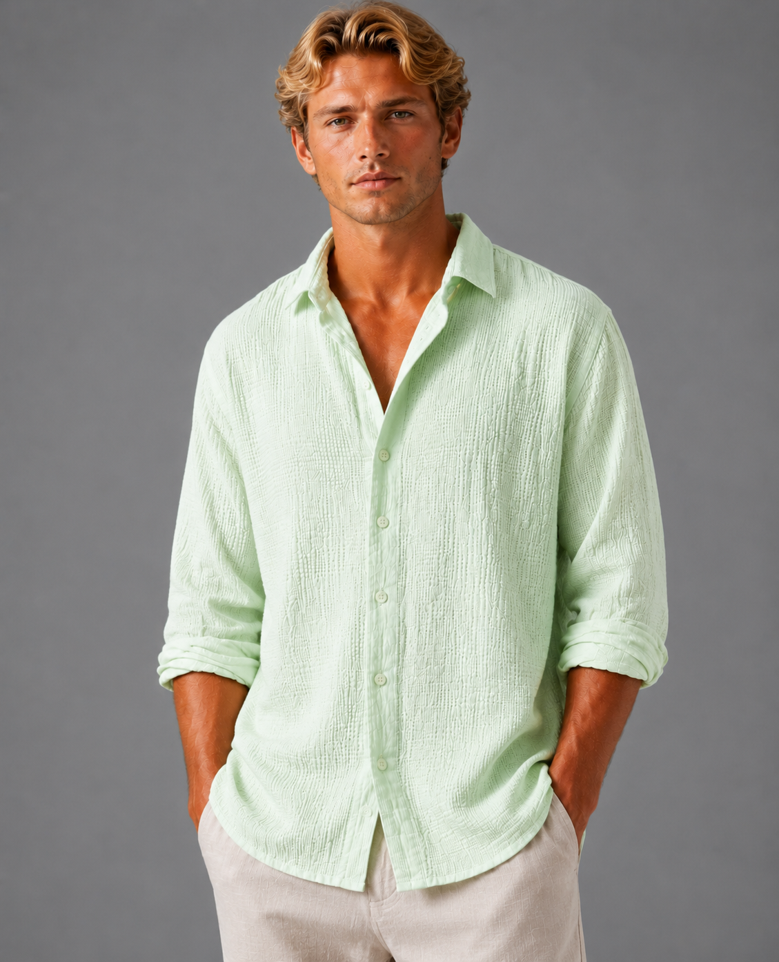 Valentino Linen Men's Shirt