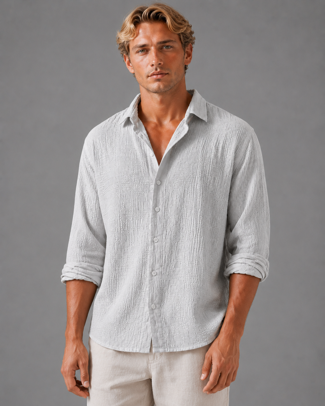 Valentino Linen Men's Shirt