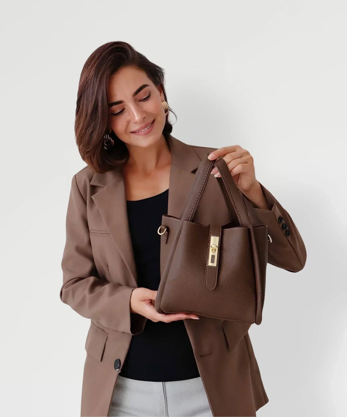 Leather Everyday Women's Crossbody Tote Bag