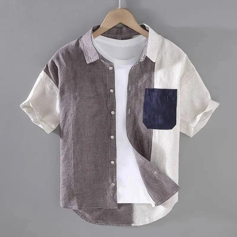 Saint Aurell Aperto Colorblock Men's Shirt