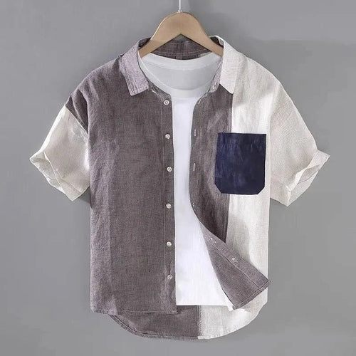 Colorblock Men's Shirt