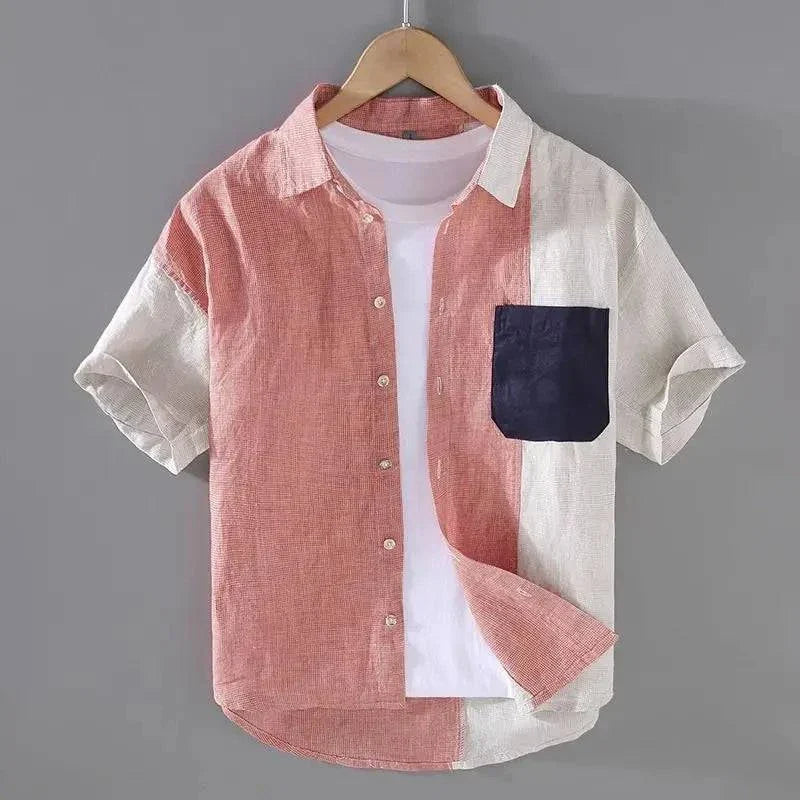 Saint Aurell Aperto Colorblock Men's Shirt