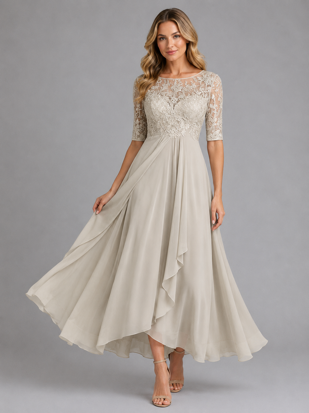 Genevieve Lace Women's Midi Dress