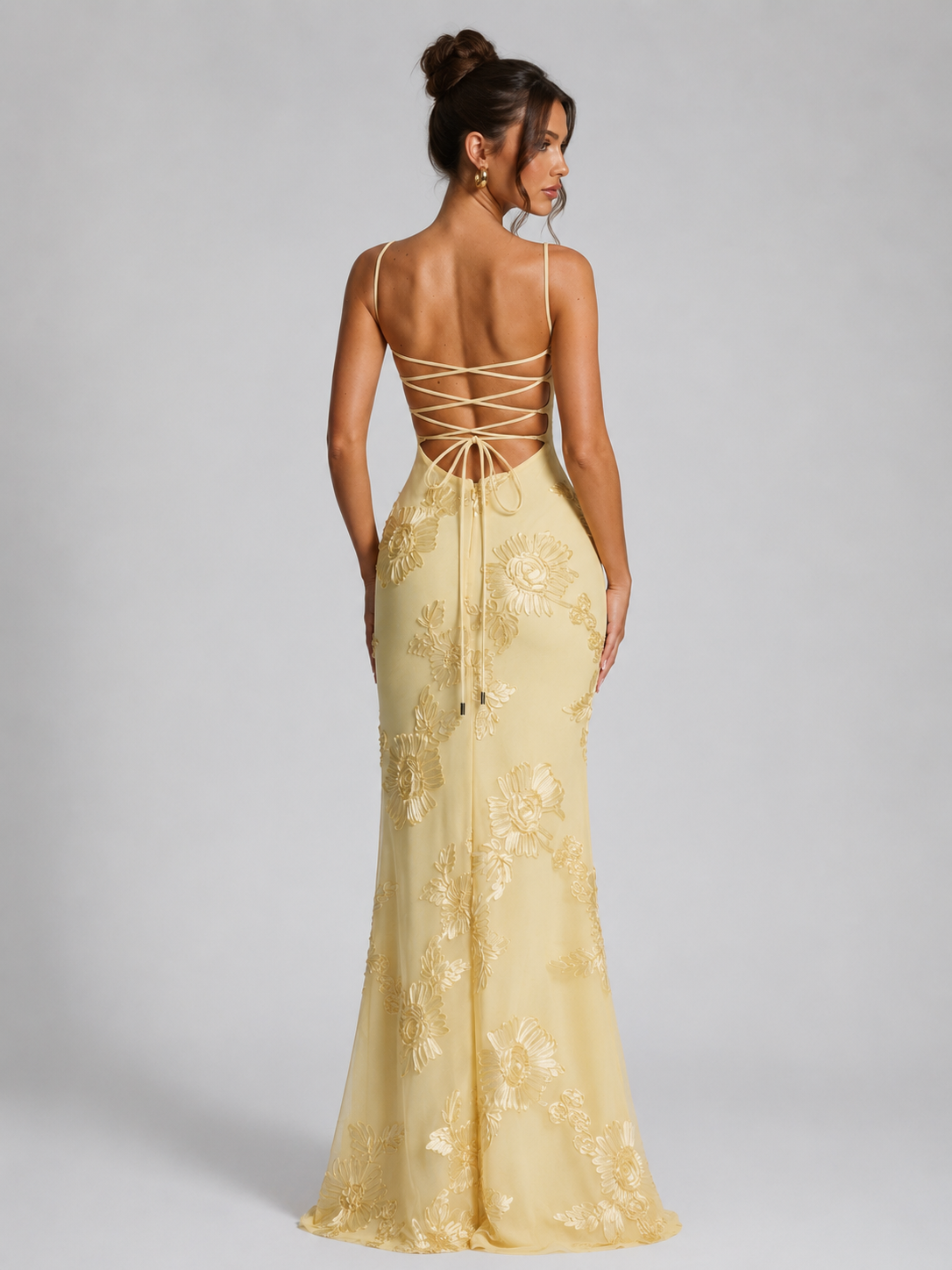 Floral Corset Women's Maxi Dress