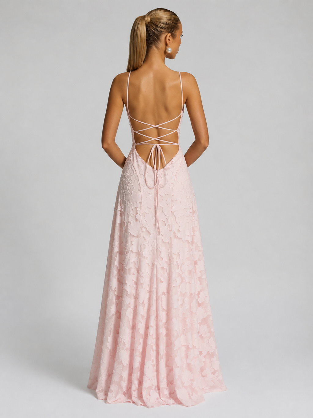 Floral Sculpted Women's Maxi Dress