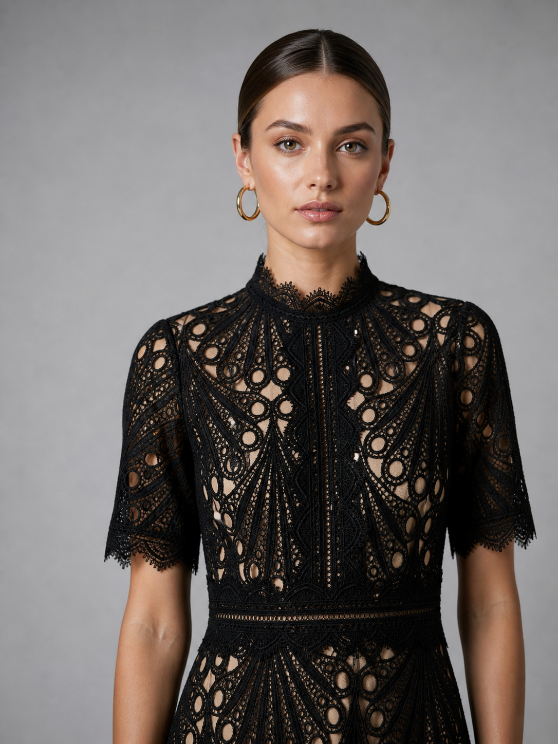 Thalia Lace Women's Midi Dress