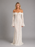Lace Cutout Women's Maxi Dress