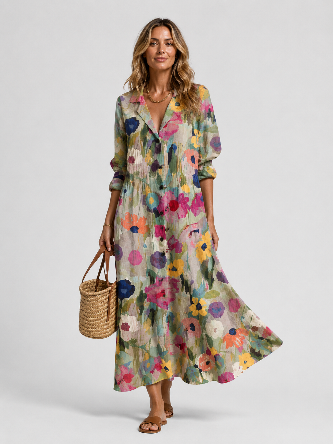 Noelle Printed Women's Maxi Dress