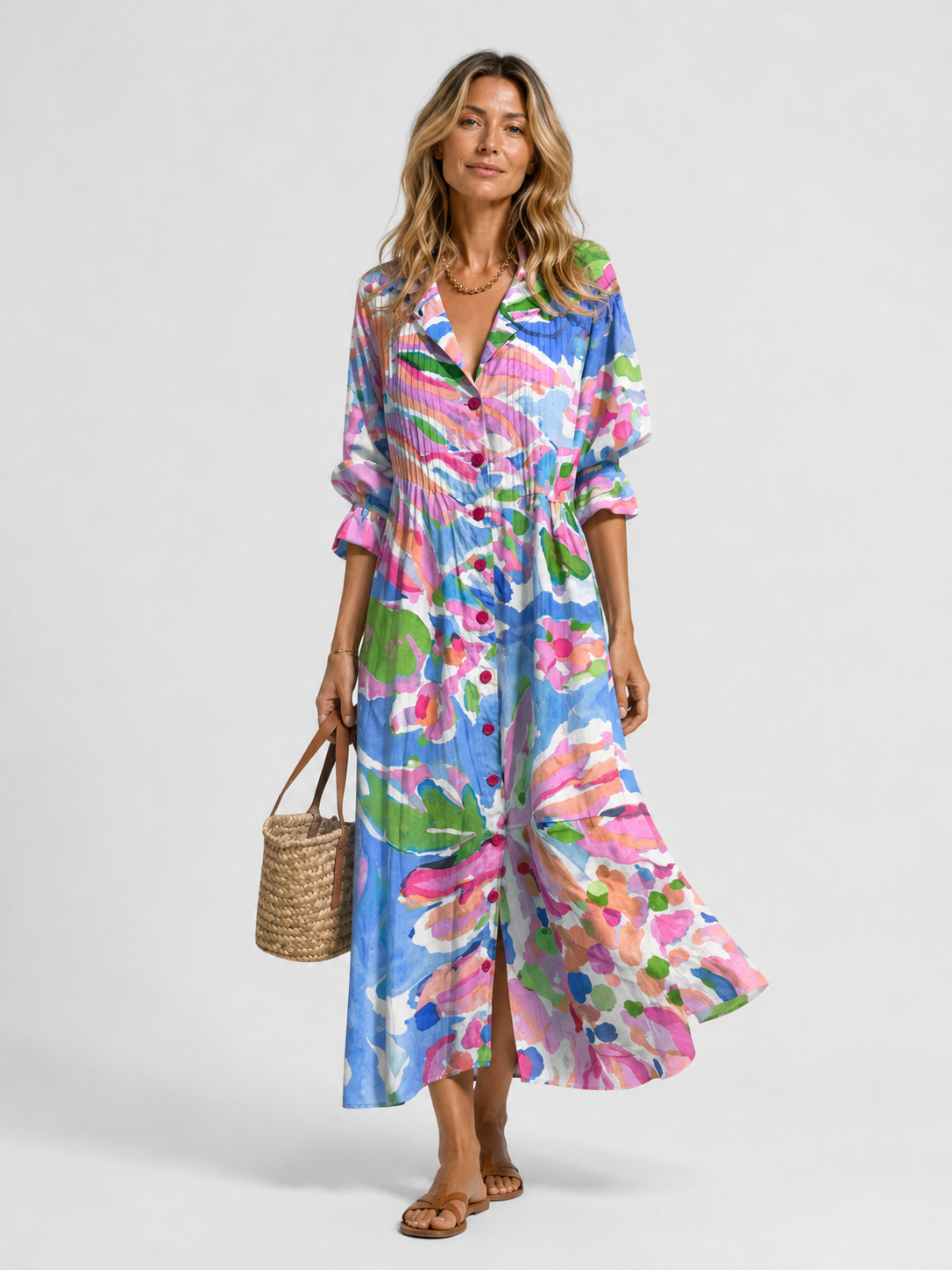 Noelle Printed Women's Maxi Dress