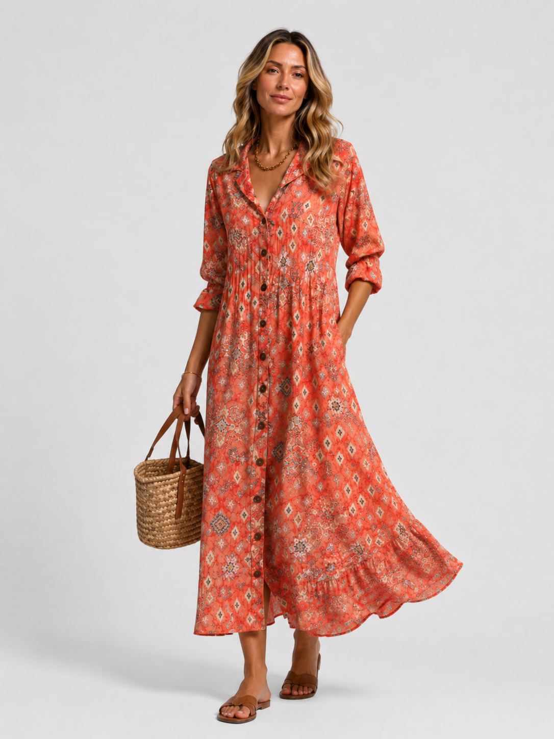 Noelle Printed Women's Maxi Dress