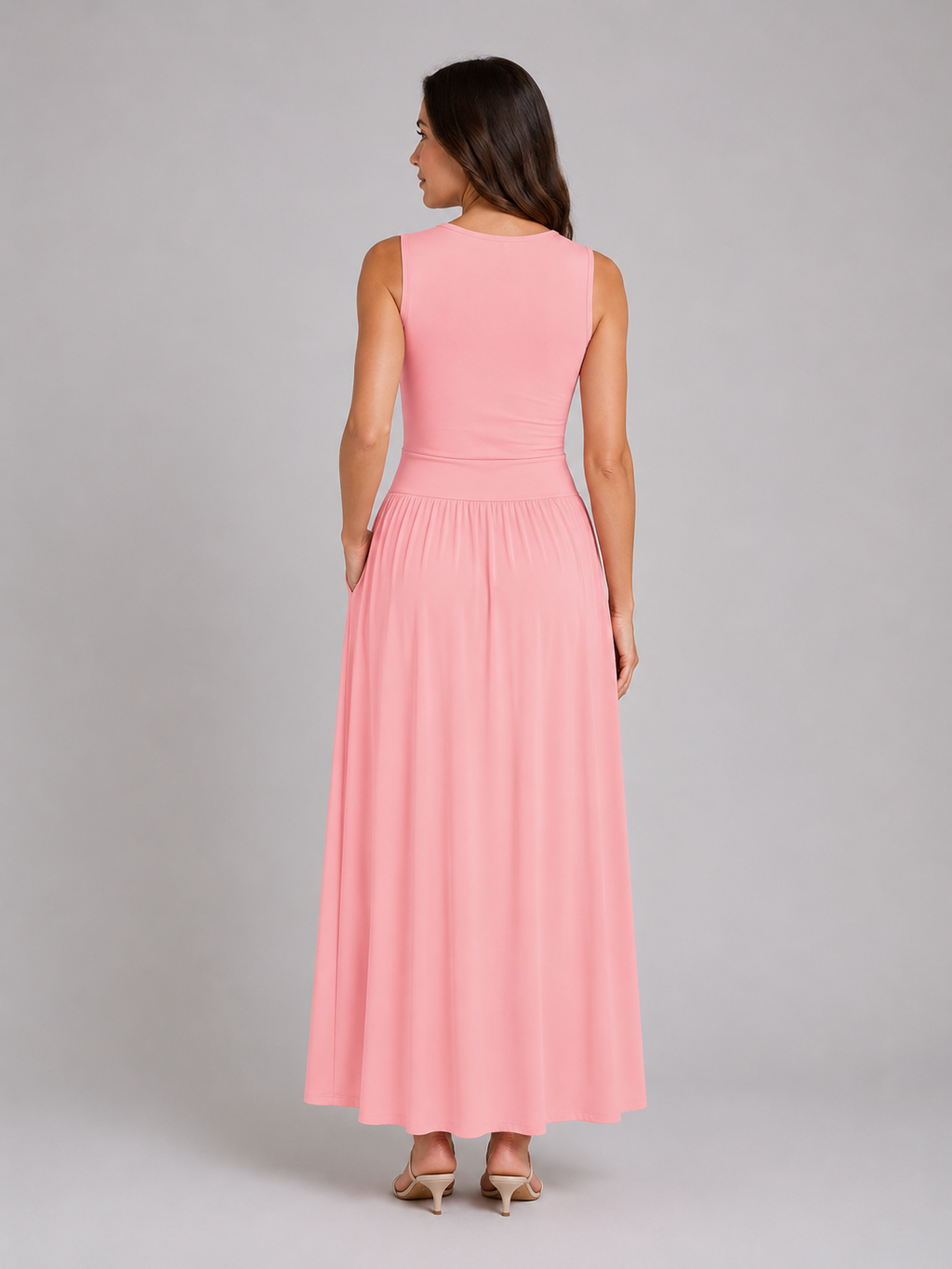 Yara Ruched Women's Maxi Dress