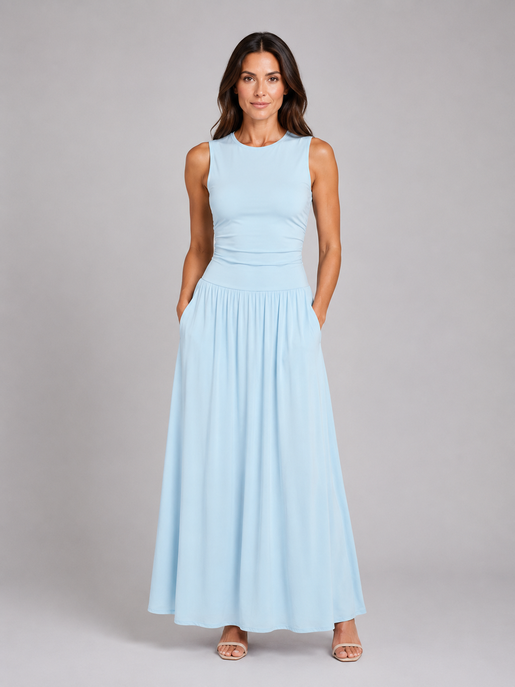 Yara Ruched Women's Maxi Dress