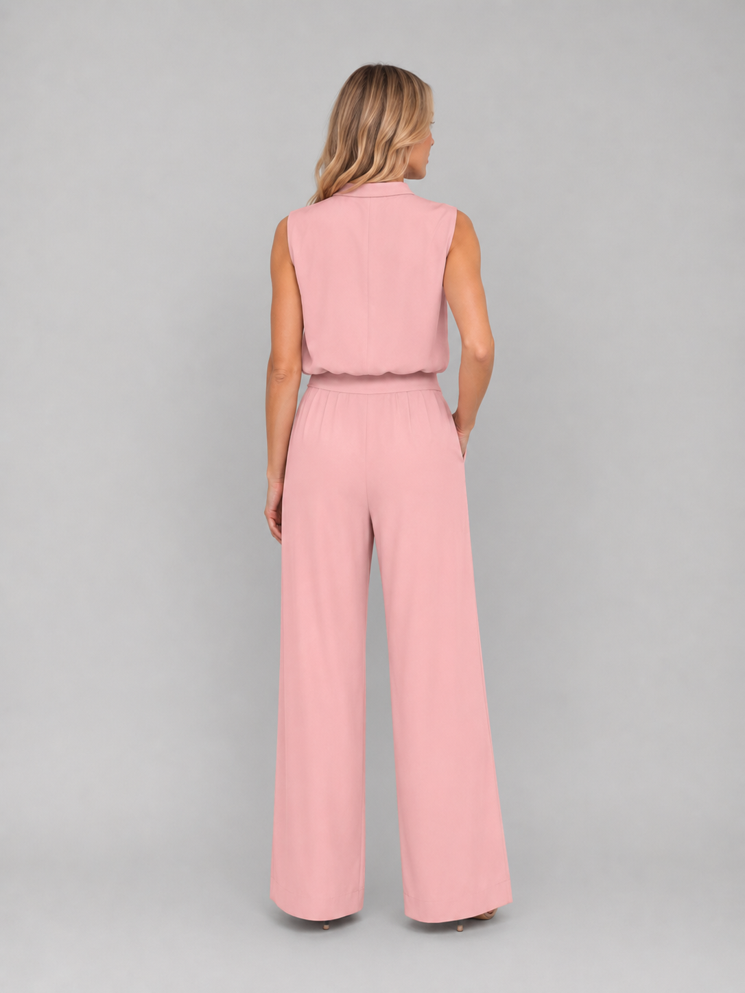 Sleeveless Wide Leg Women's Co-Ord Set