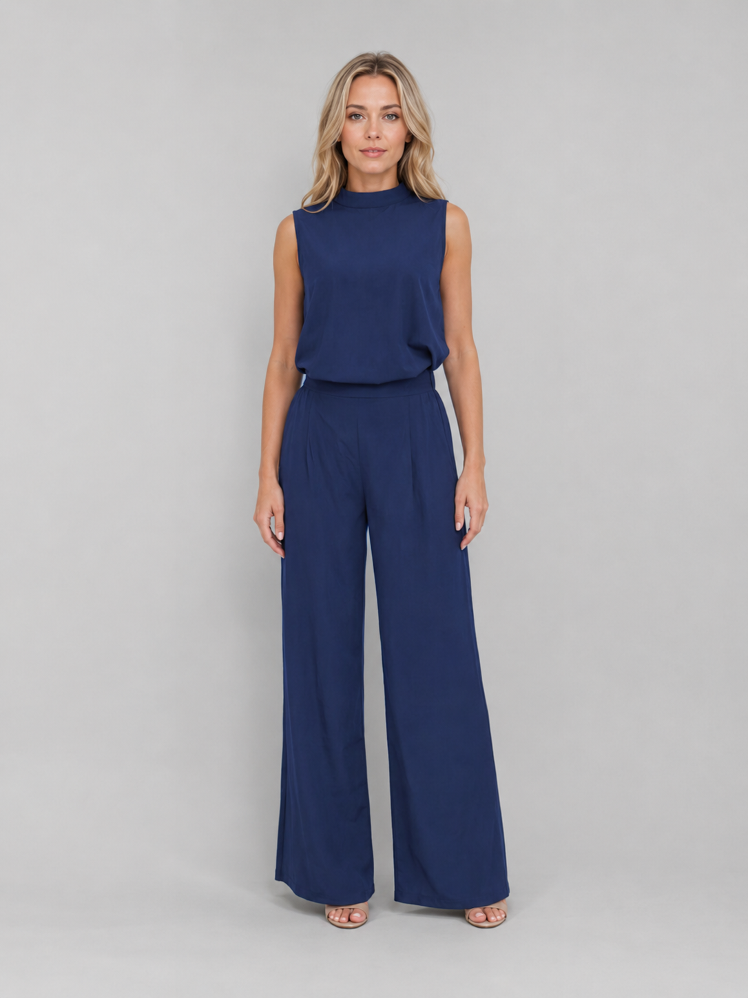 Sleeveless Wide Leg Women's Co-Ord Set