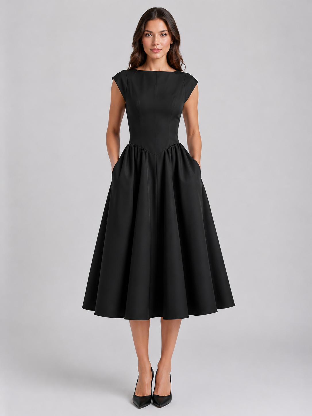 Harriet Structured Women's Midi Dress