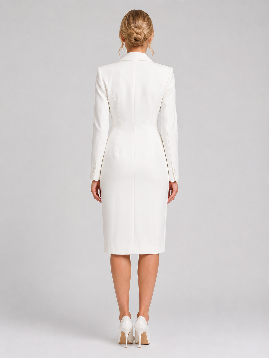 Tailored Blazer Women's Midi Dress