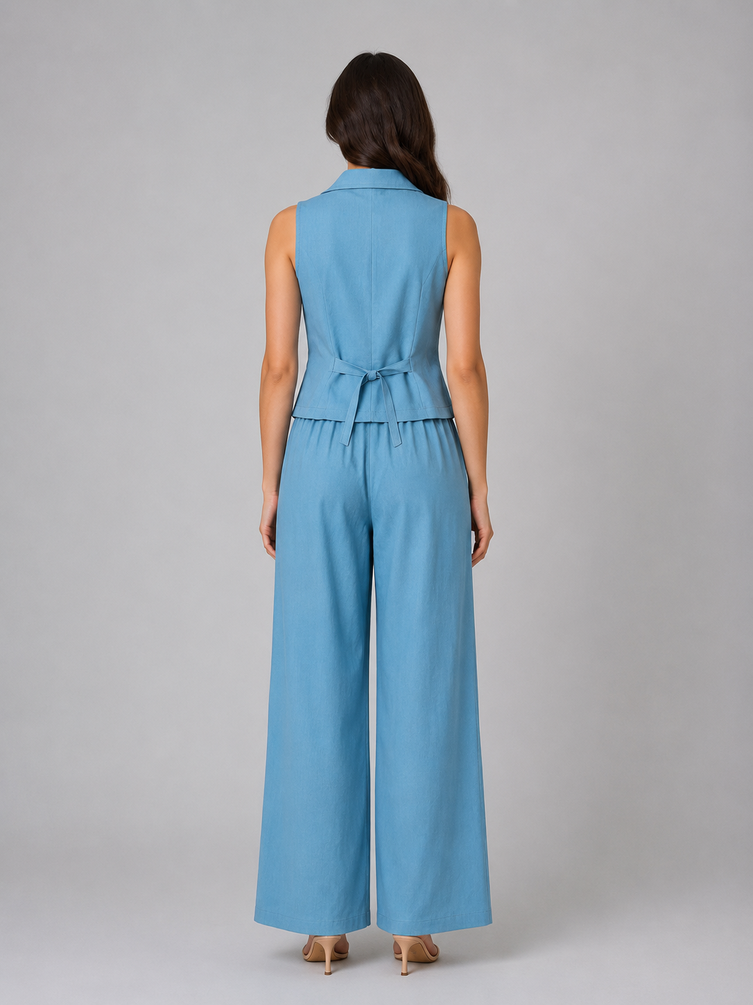 Tailored Waistcoat & Wide Leg Women's Co-Ord Set