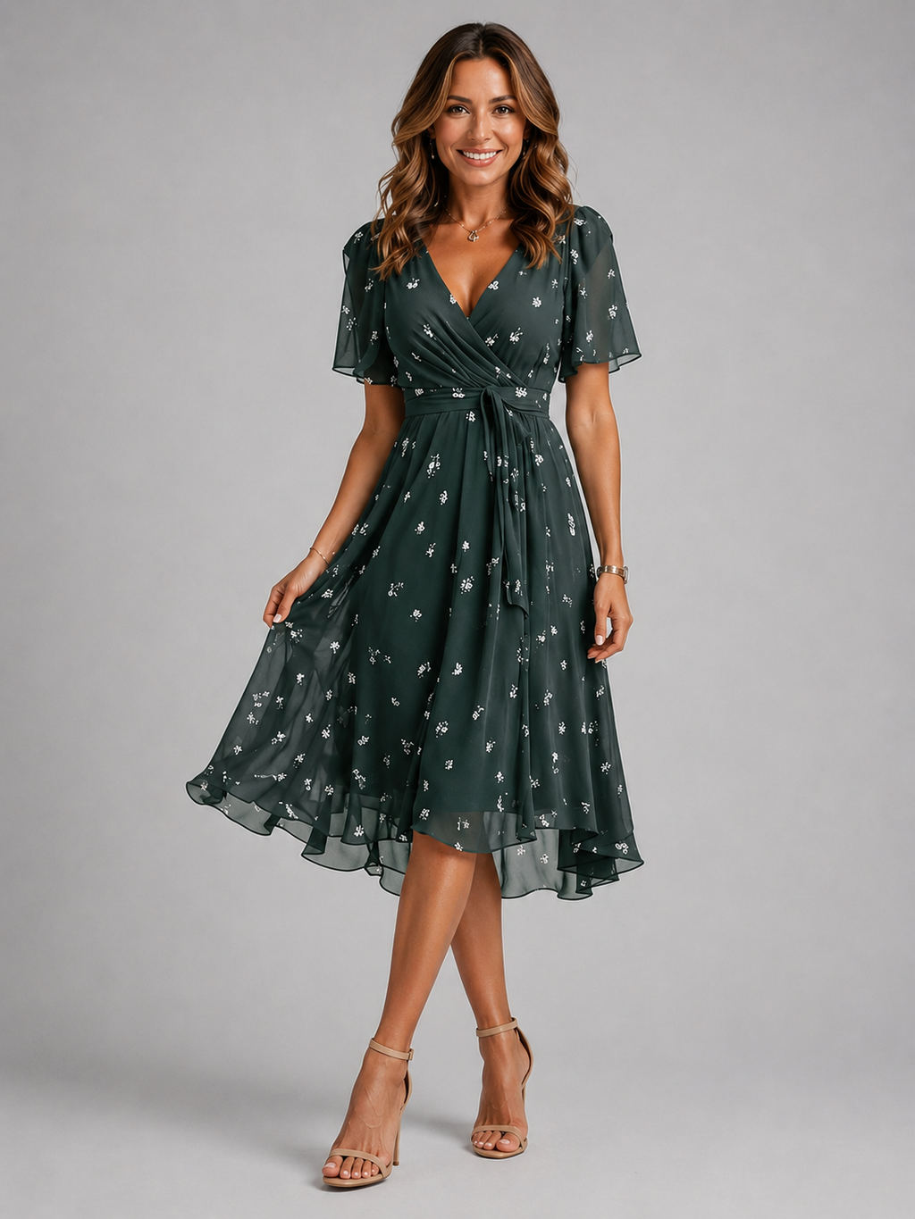 Junia Floral Wrap Women's Dress