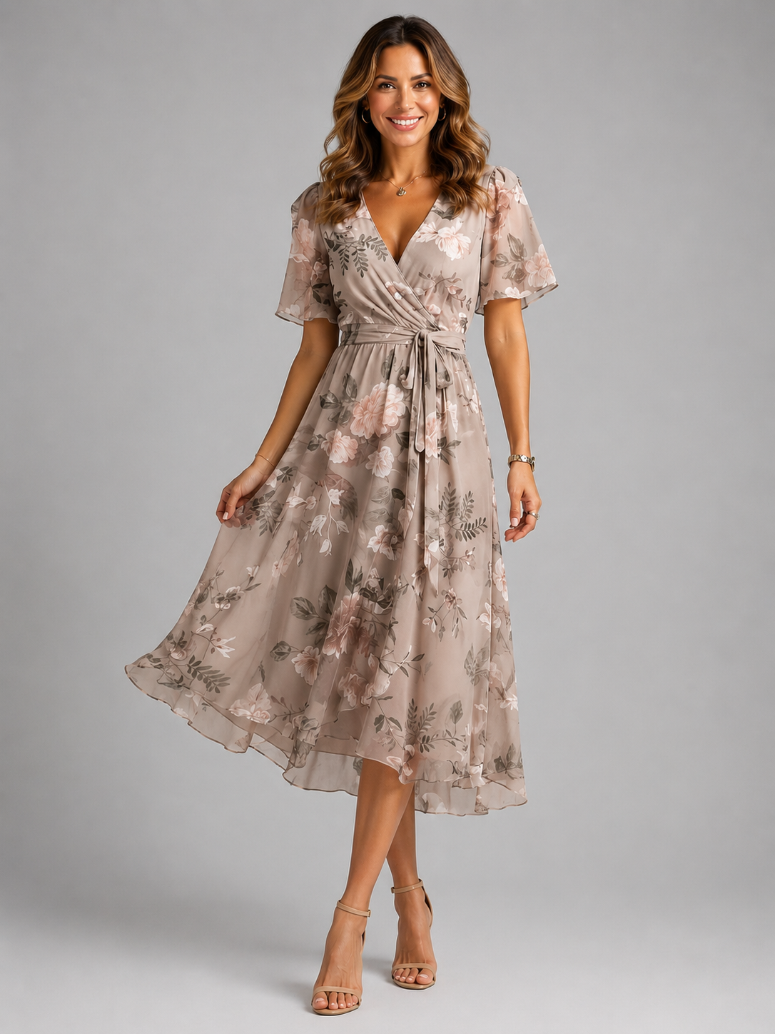 Junia Floral Wrap Women's Dress