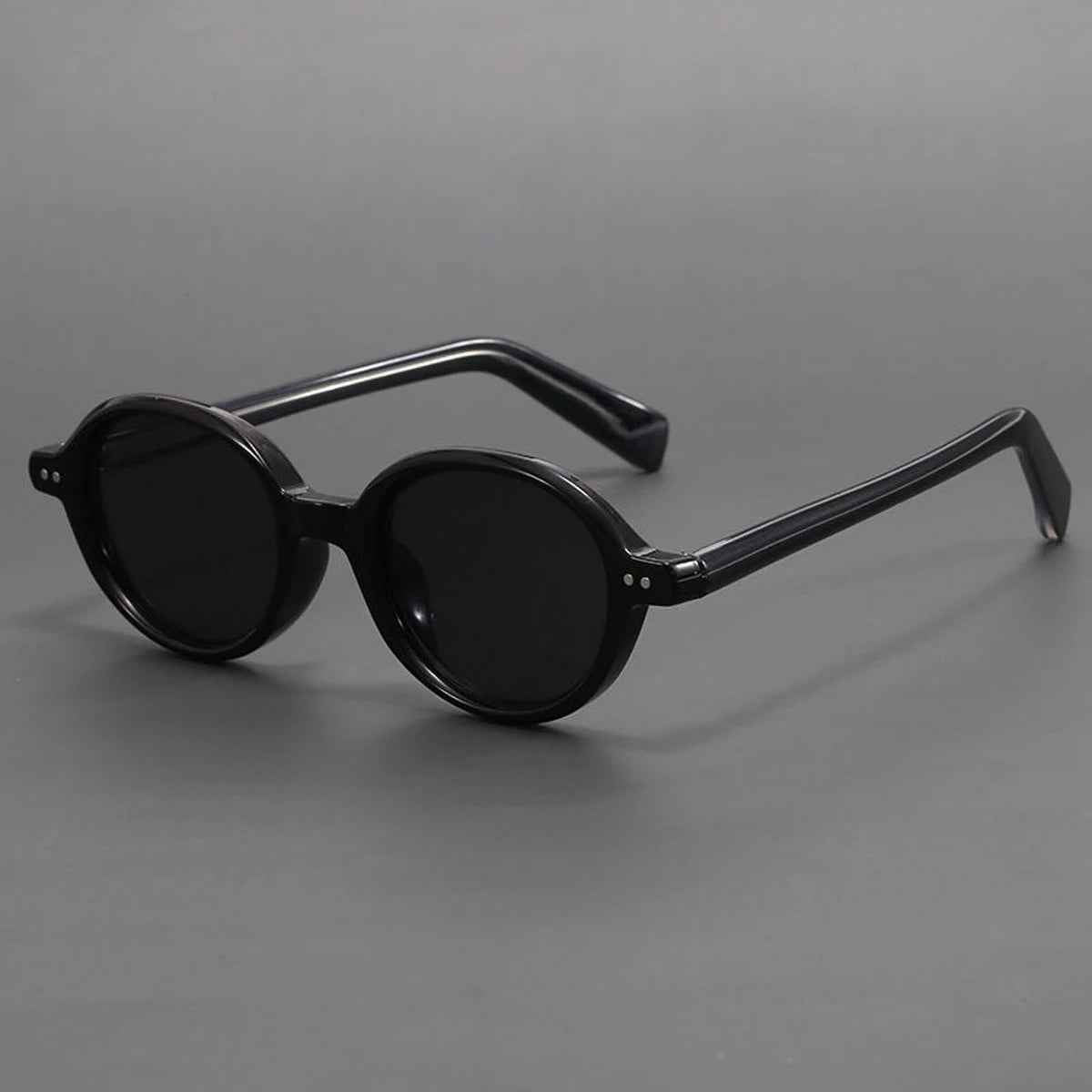 Men's Acetate Oval Sunglasses