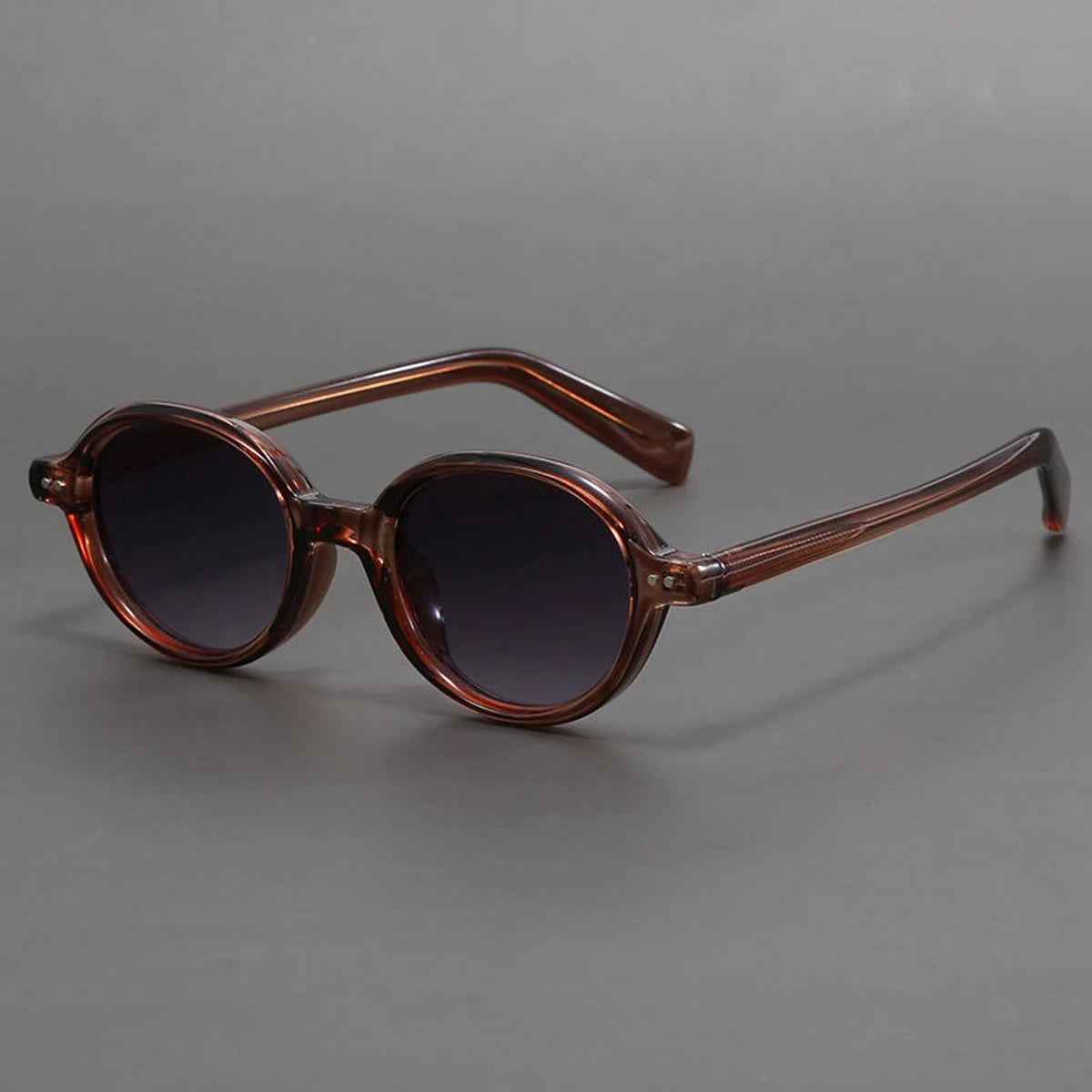 Men's Acetate Oval Sunglasses