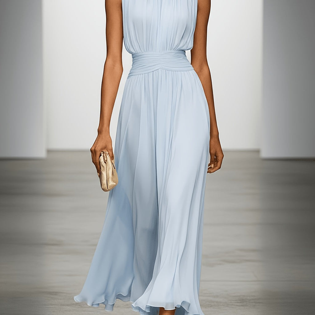 Oliver & Blake Arabella Pleated Women's Maxi Dress