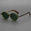 Men's Acetate Oval Sunglasses