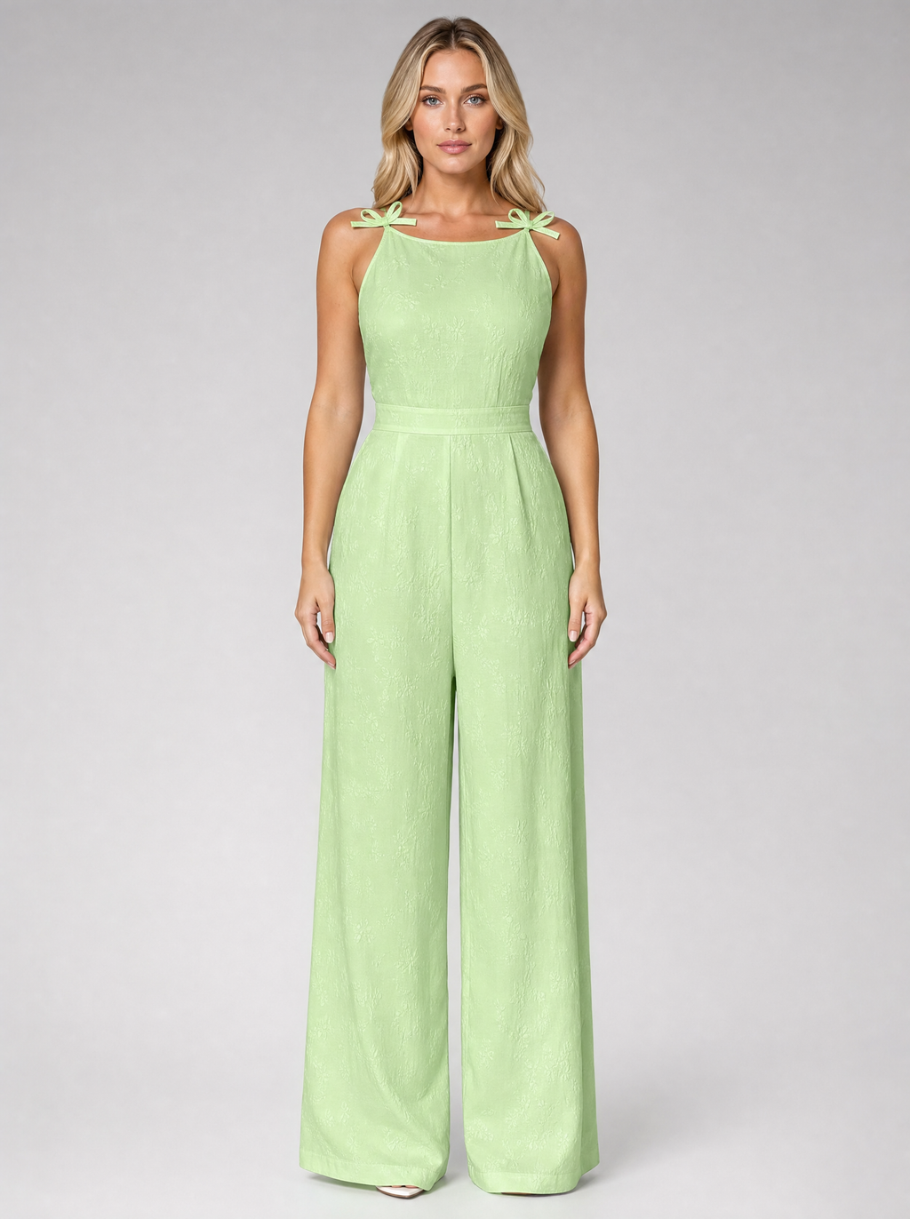 Jacquard Wide-Leg Women's Jumpsuit