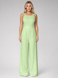 Jacquard Wide-Leg Women's Jumpsuit