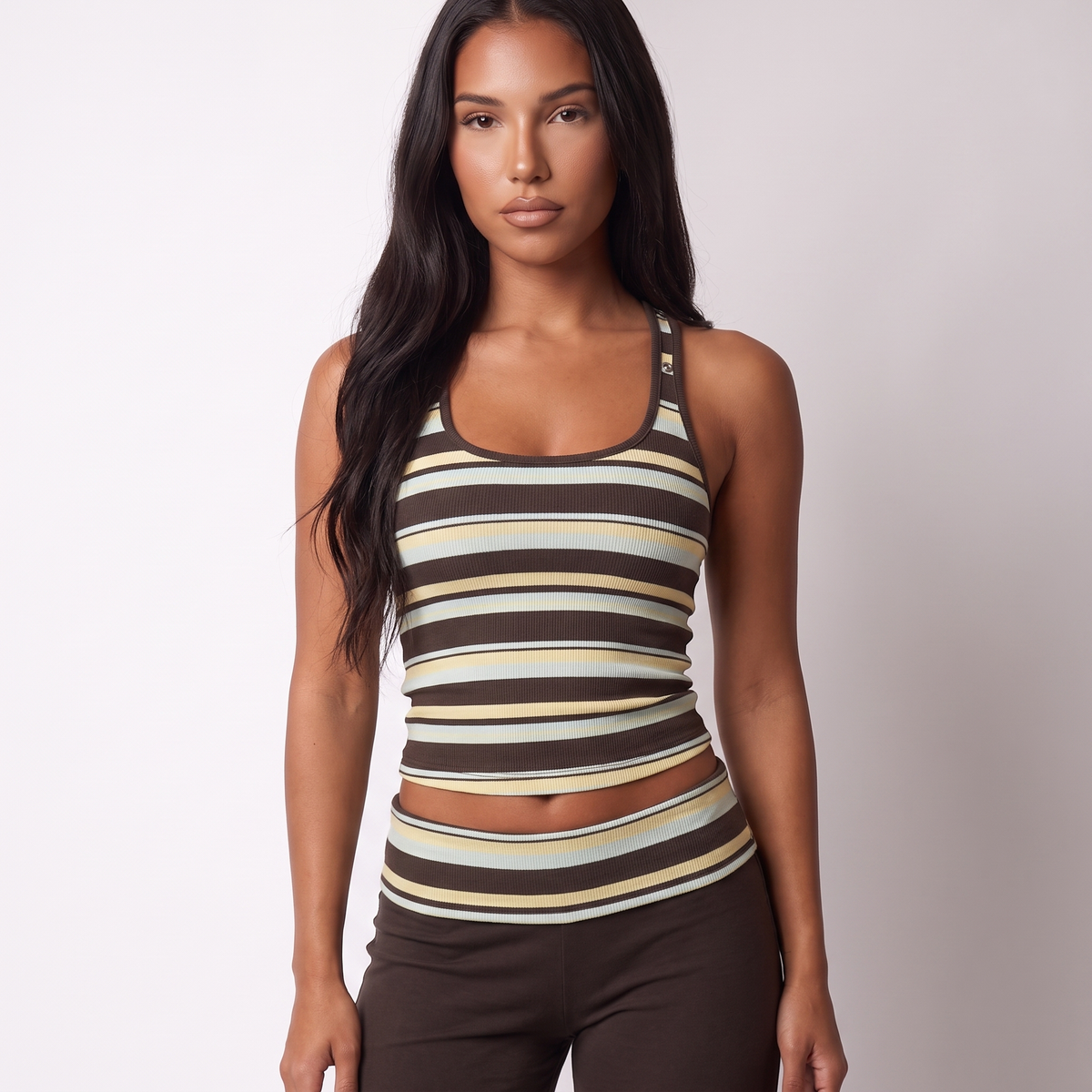 Maeve Striped Wide-Leg Women's Set