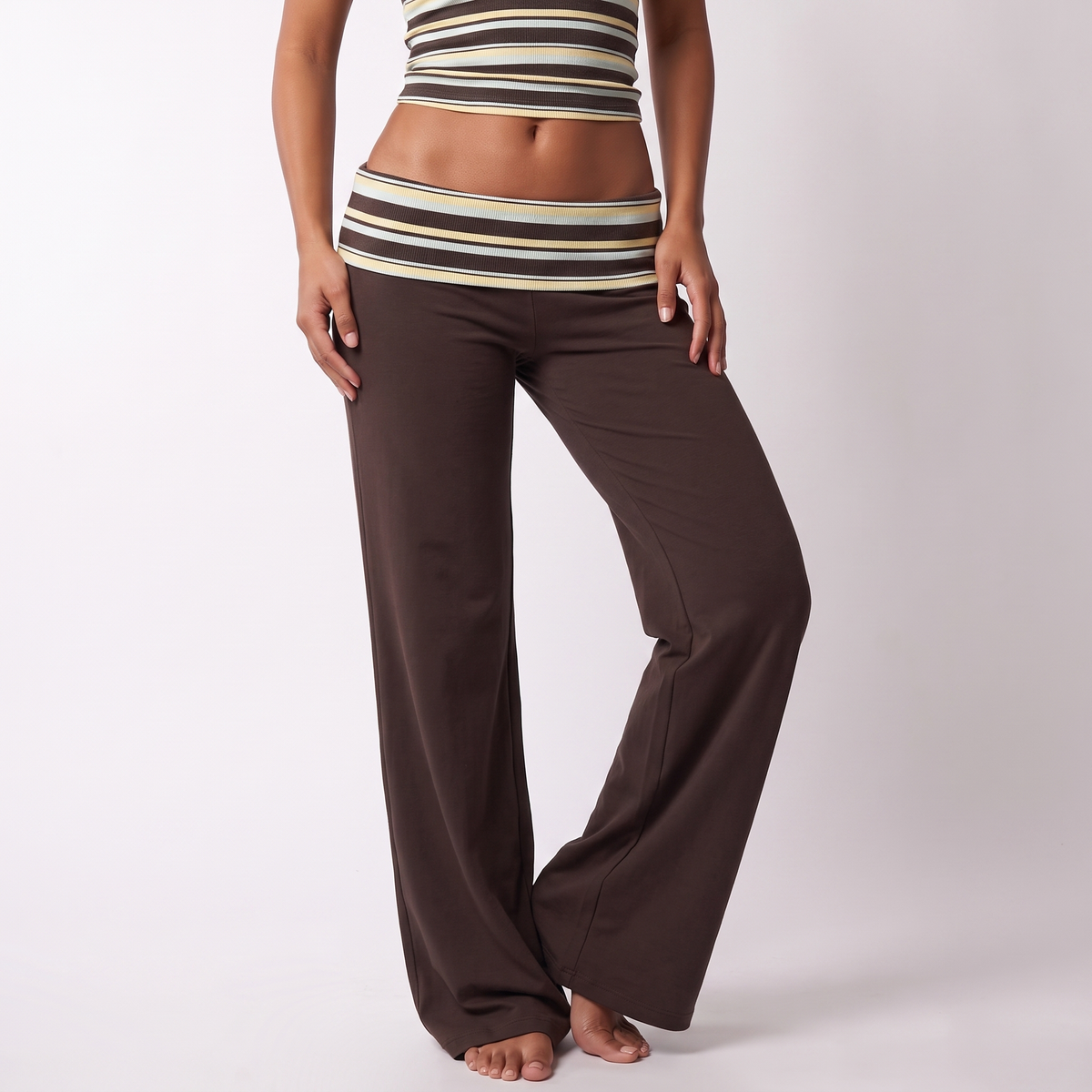 Maeve Striped Wide-Leg Women's Set