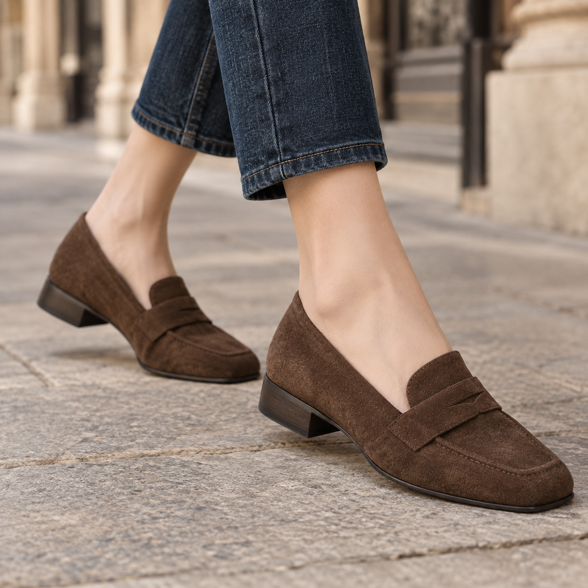Oliver and Blake Paladini-Milano Suede Women's Loafers