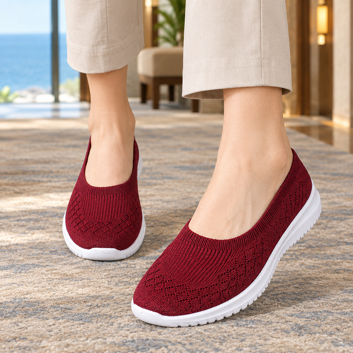 Oliver and Blake Assisi Slip-On Women's Sneakers