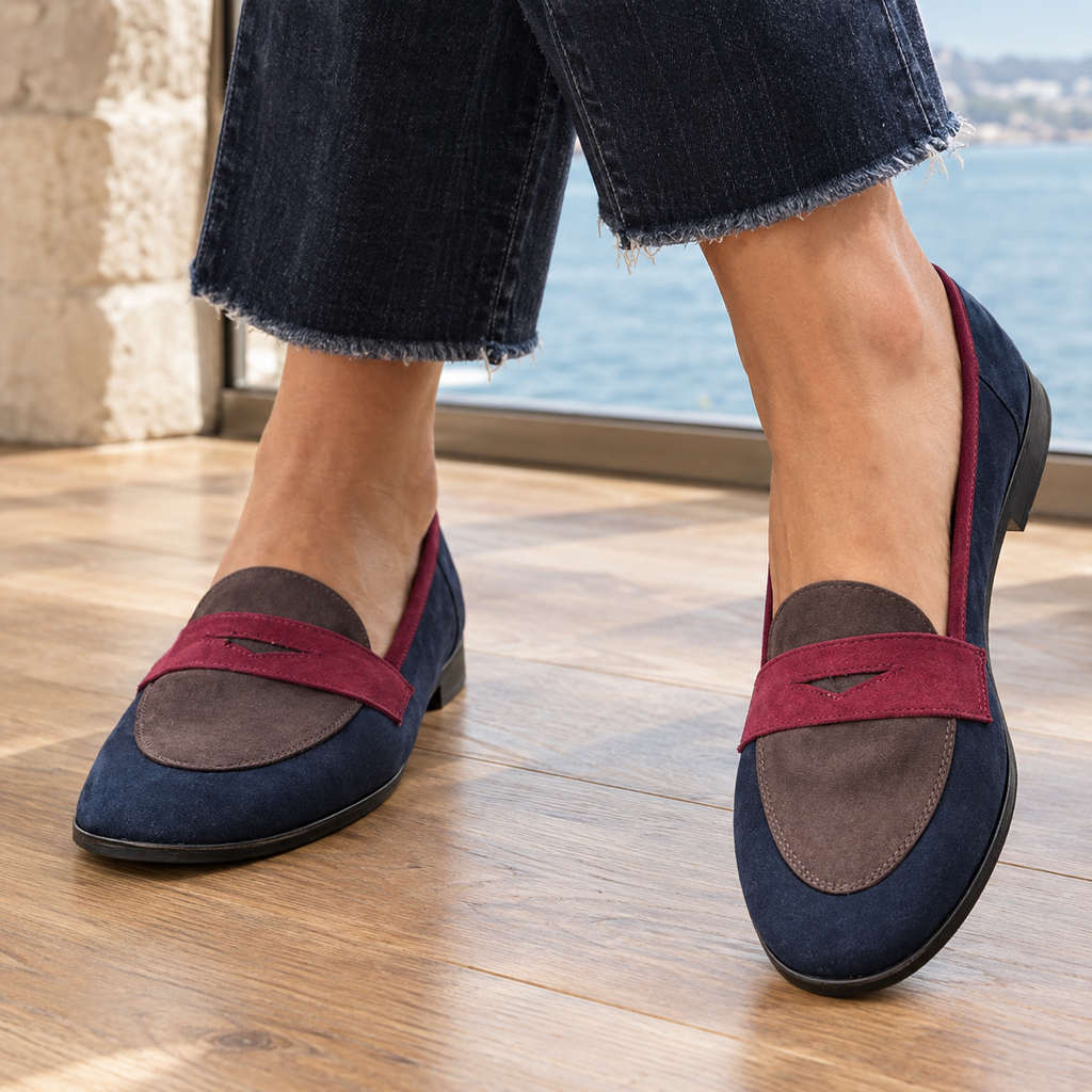 Pescara-Siena Colorblock Loafers