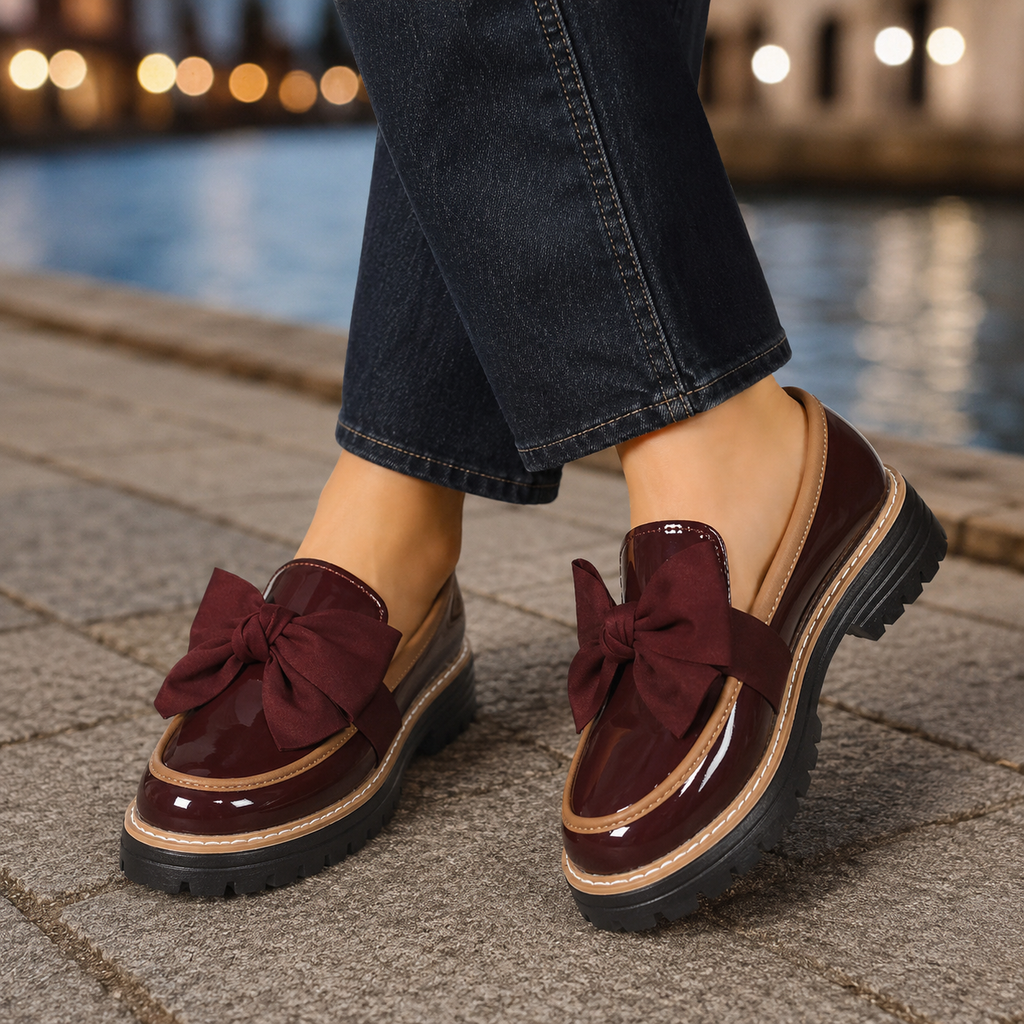 Oliver and Blake Cortona Bow Women's Loafers